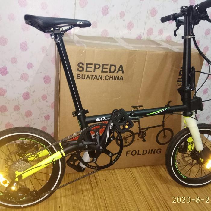 Sepeda lipat EG EVERGREEN MAXIMUS GEN 2 - Bukan- Element Troy Fnhon