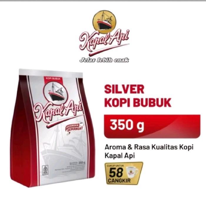 Promo Kapal Api Silver Kopi Bubuk 350 G - Aroma & Rasa Kualitas Kopi Kapal Api Untuk 58 Cangkir