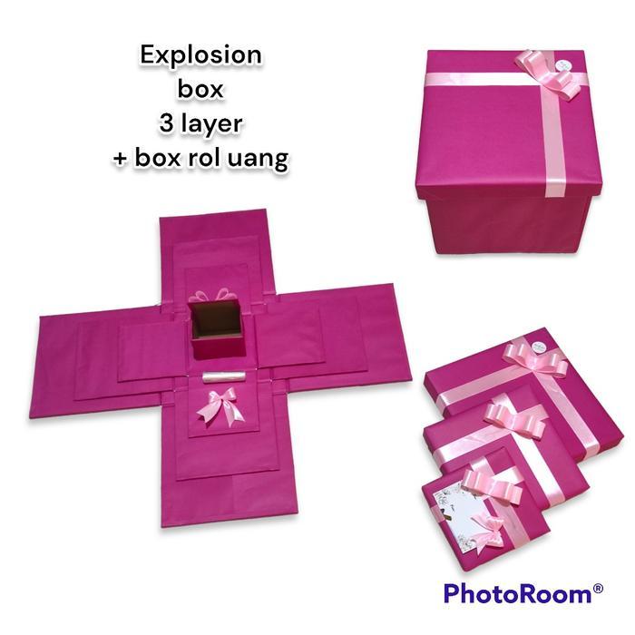 Flash Sale Explosion Box 3 Layer Box Saja Box Kejutan Hadiah Kekinian Suprise Boxexplosion Box 3