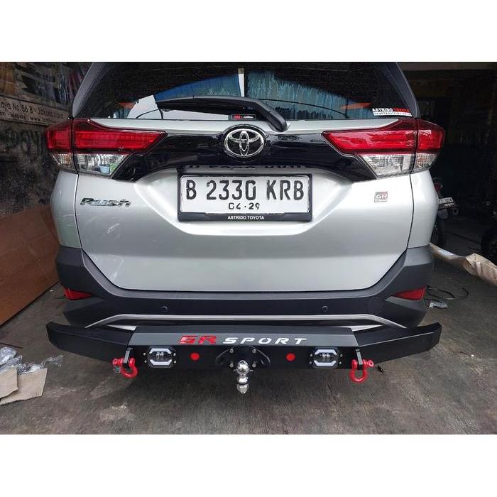 Towing Belakang Mobil Rush Gr Sport Model Custom Pelindung Bumper Mobil Rear Bumper Guard Car