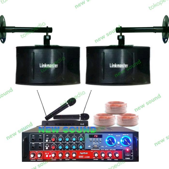 PAKET KARAOKE RUMAHAN 10 INCH LINK MASTER FULL SET PAKET AUDIO KARAOKE