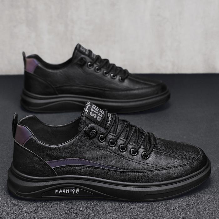 Eiger - Sepatu Pria Kulit Sneakers Casual Kekinian Sepatu Cowok Sepatu Kerja Tali Kekinian Sepatu