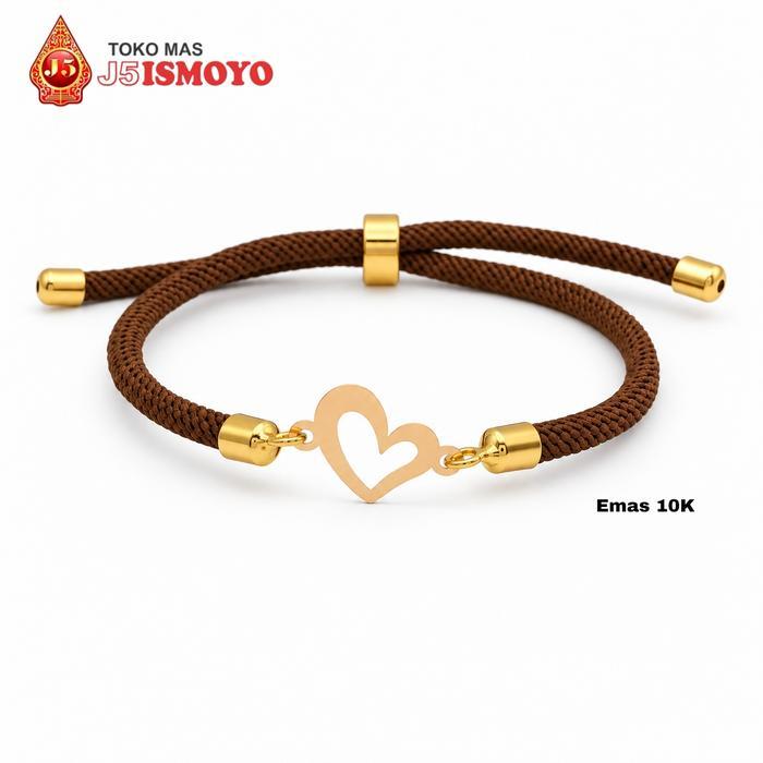 Gelang Tali Kombinasi Emas Jessie Shayne J5 Ismoyo