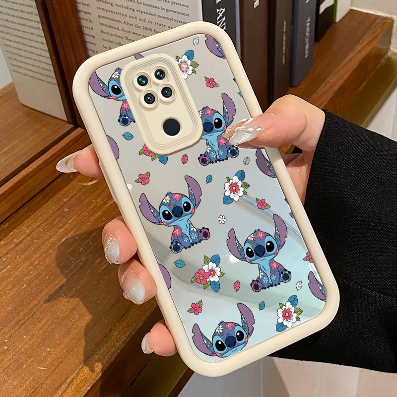 Casing Hp Untuk Xiaomi Redmi Note 9 Note 9s Note 9 Pro POCO M2 Pro Case Stitch Kartun biru Kasing Mi