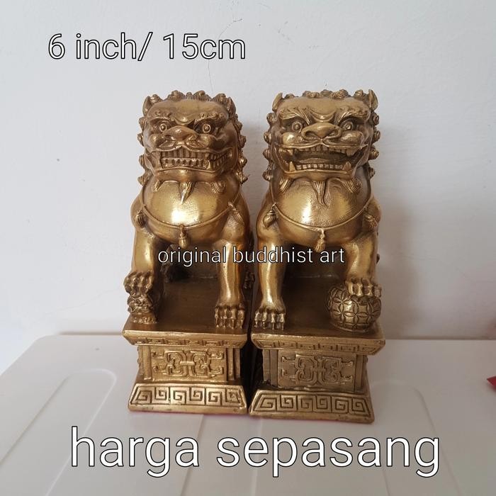 Ready patung fengshui fudog / singa kilin