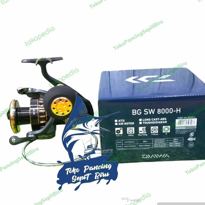 REEL DAIWA BG SW 8000H SALTWATER POWER HANDLE NEW 2023 BEST SELLER