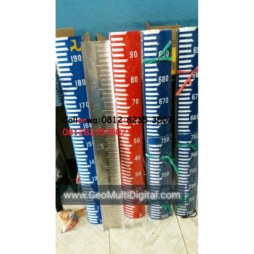 Peil Scale Alat Ukur Muka Air Sungai Bendungan