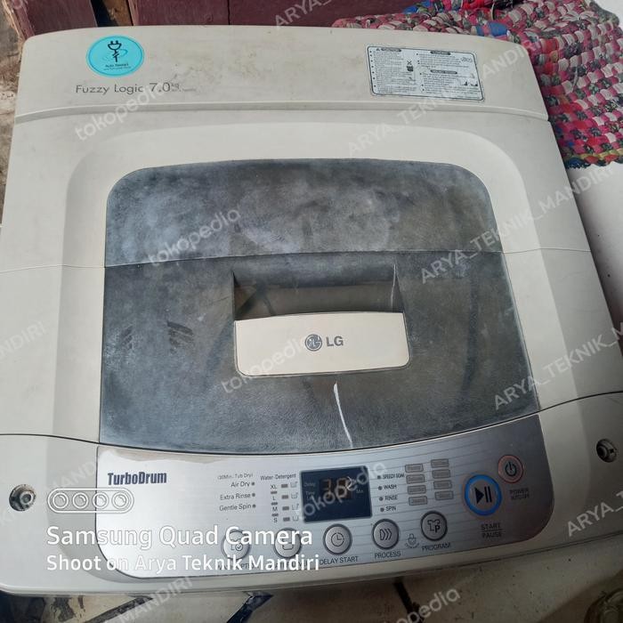 Ready Gearbox Mesin Cuci LG TurboDrum FUZZY LOGIC 7kg Bukaan atas