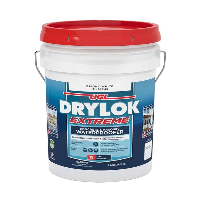 DRYLOK EXTREME WATERPROOFER CAT PELAPIS ANTI BOCOR 18.9L PUTIH