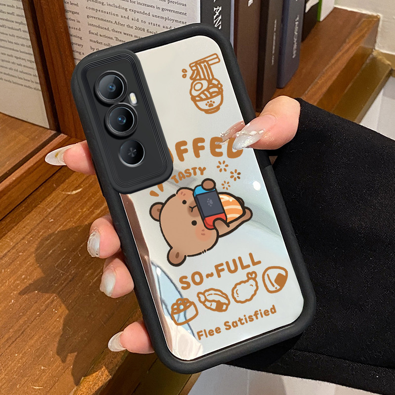 Casing Hp Untuk Realme C65 4G Case Casing Permainan kecanduan anjing HP pola Kesing Kasing cermin Ce