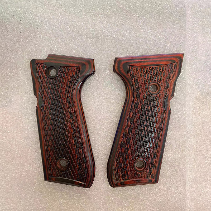 1 Pair 8 Patterns Grip Handle Scales Patches for KUBLAI N10 Beretta M92F Kublai M9A1