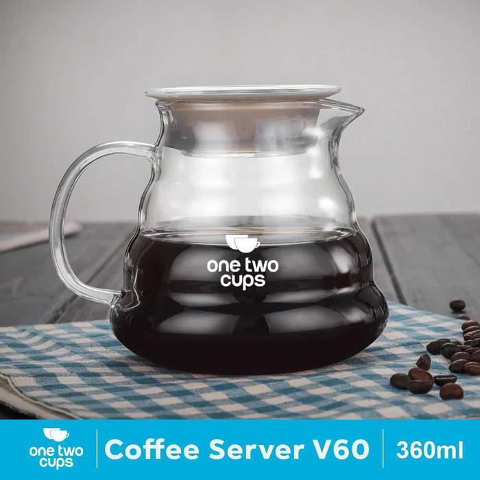 Ready Coffee Server Kopi V60 Drip Pour Over One Two Cups
