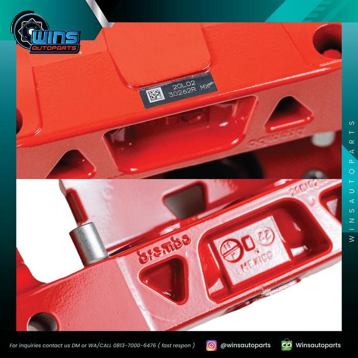 BIG BRAKE KIT REM DISC BREMBO TS4 BIG 4POT ORIGINAL FREE BRAIDED BRAKE