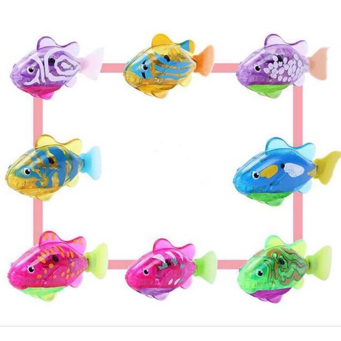 Robo Fish Mainan Robot Ikan Elektrik Bisa Berenang Dalam Air Toys Anak Bergerak