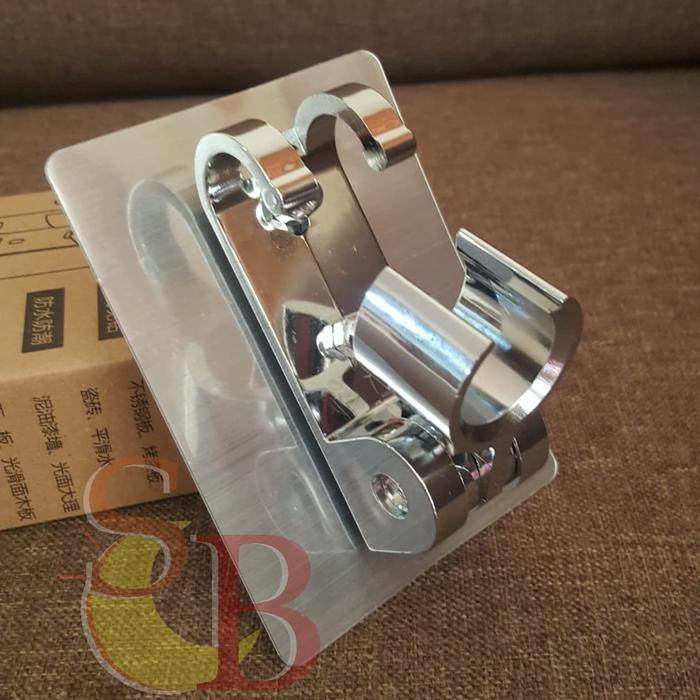 Onda Plumbing - Dudukan Shower Cantolan Selang Mandi Toilet Gantungan Holder Tempel