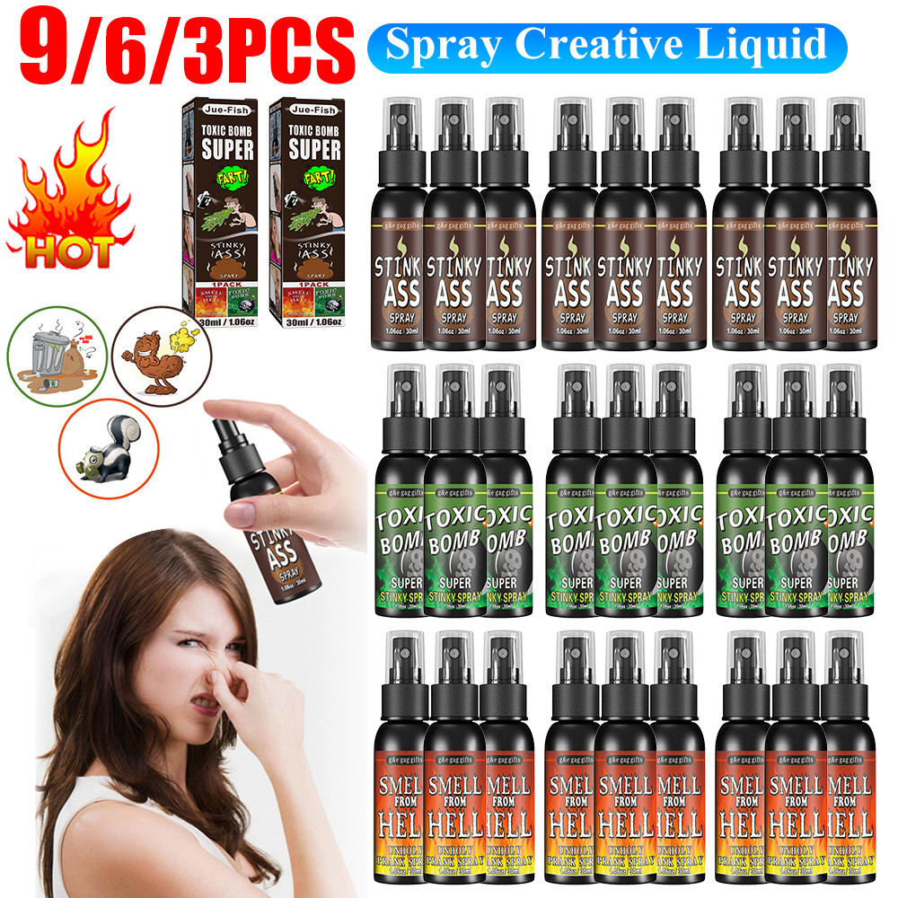 30Ml Poop Spray Creat Fart Gag Prank Joke Spray Funny Halloween Toy Stink Bombs Extra Smelly Stinky