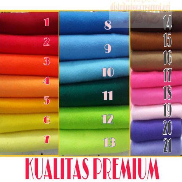 KAIN FLANEL METERAN PREMIUM / FLANEL METER kain felt (PER METER)