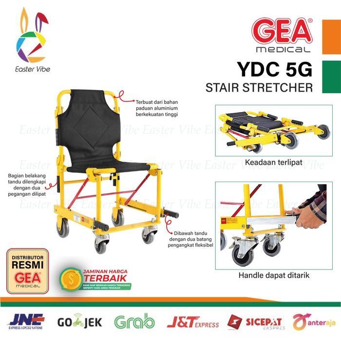 GEA YDC 5G TANDU DUDUK EVAKUASI STAIR STRETCHER