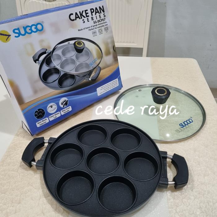Cetakan martabak mini / cake pan teflon suggo 7lubang