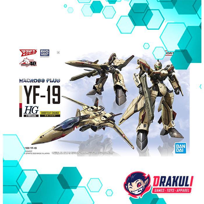 Bandai Plamo Hg 1/100 Yf-19 (Macross)