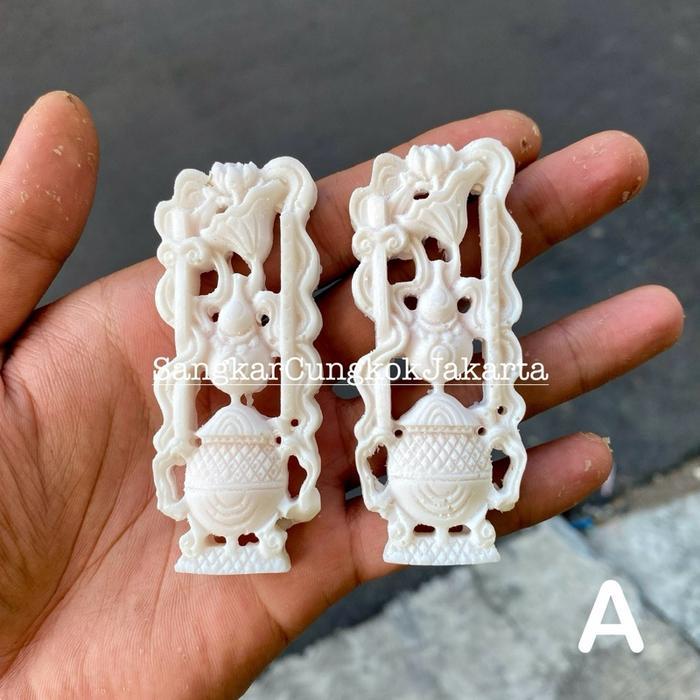 Longsan Ukir Sangkar Cungkok Pleci Bahan Resin Peninggi Tangkringan Ukir