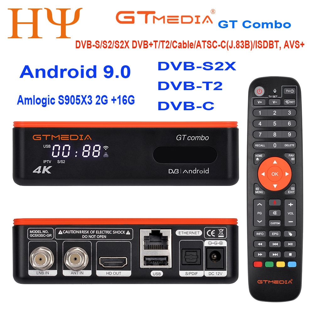 GTMEDIA GT COMBO Android 9.0 TV
