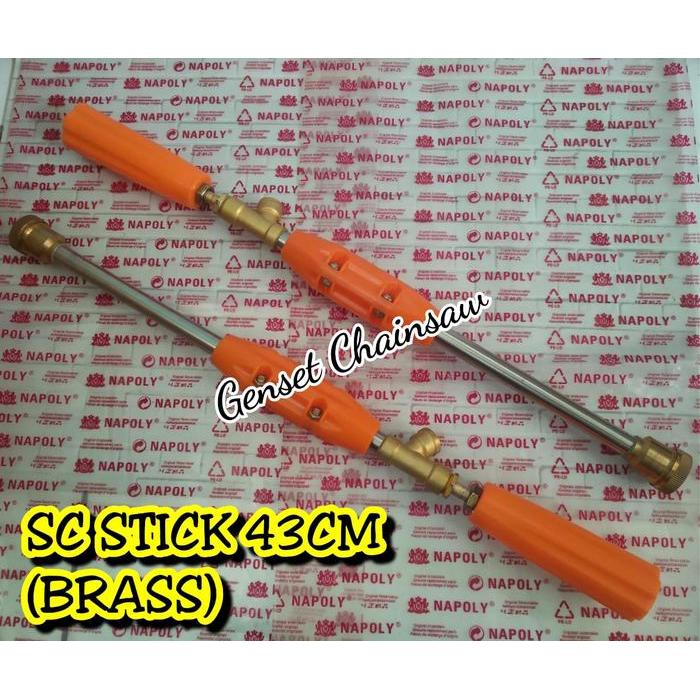 New Stick Sancin 43 Cm Kuningan Power Sprayer Hose Semprotan Stim