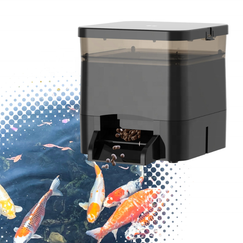 Aquaculture Automatic Fish Feeder EV804C Manufacturer Animal Fish Feeder Automatic Aquaculture Autom