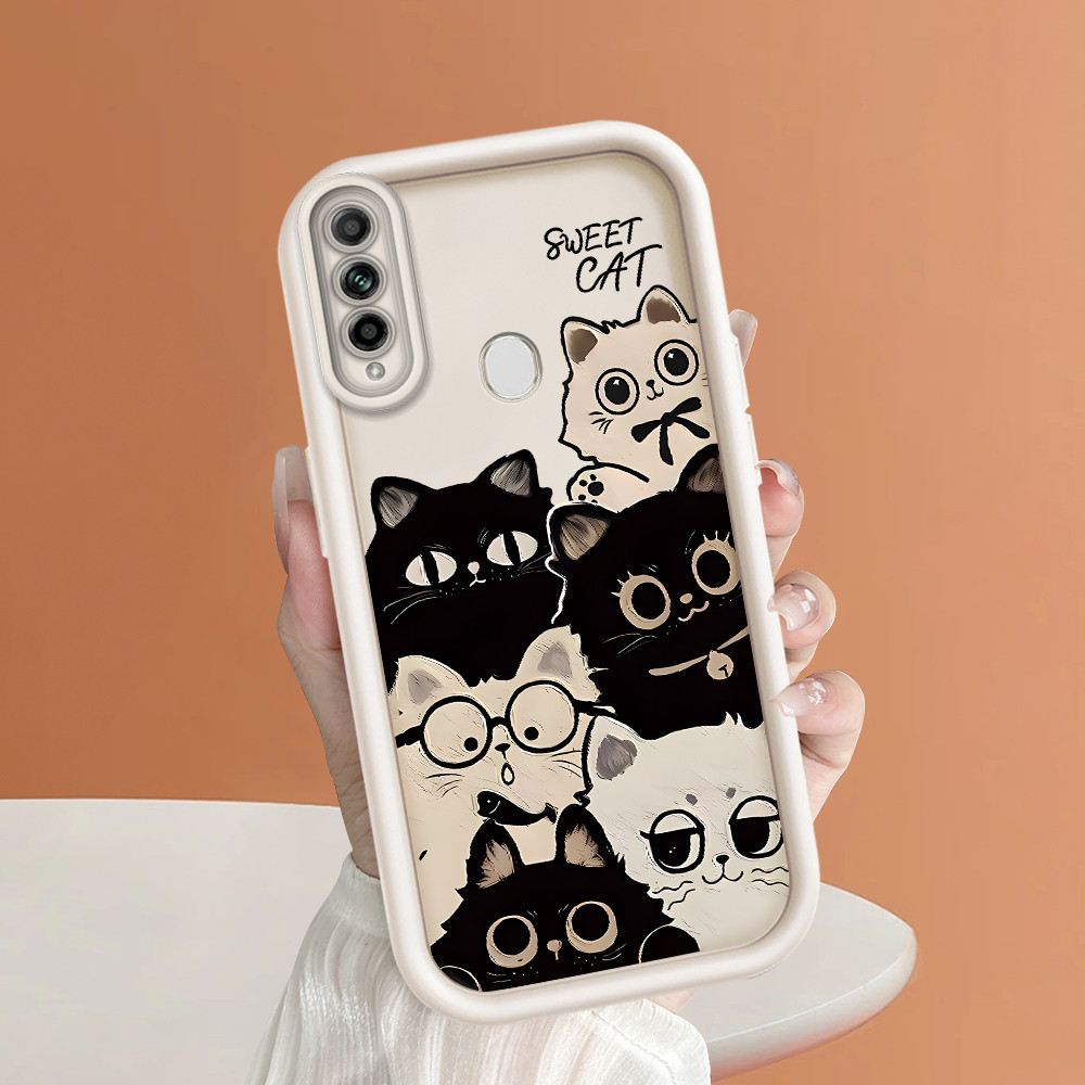 Casing Hp Untuk OPPO A31 2020 Phone Case Lembut Cassing Kucing Kesing 3885