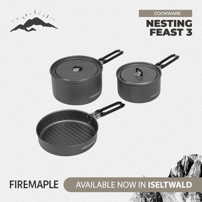 Nesting Fire Maple Feast 3 Cooking set camping hiking outdoor