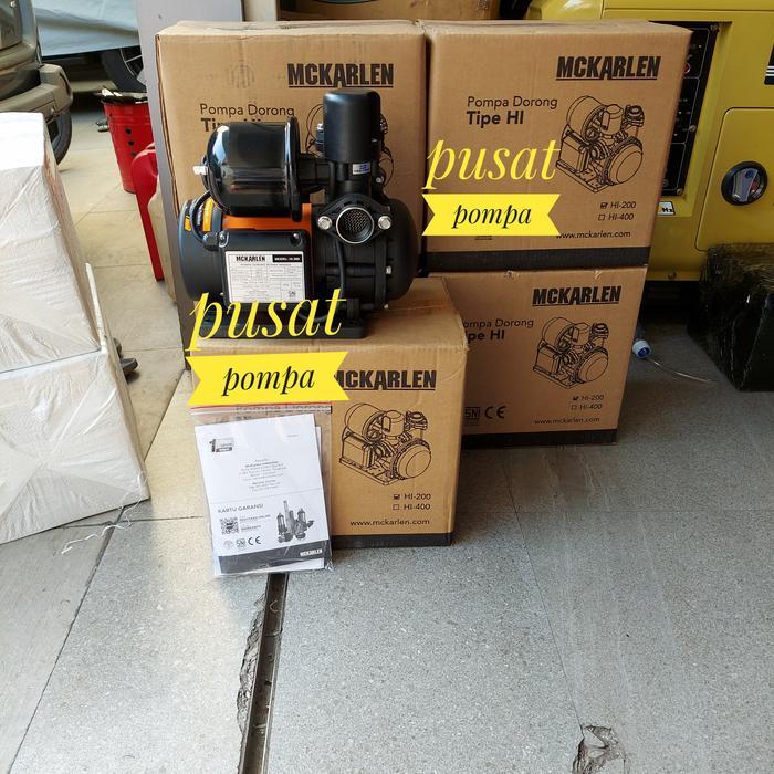 Pompa Booster Mckarlen HI-200 Pompa Pendorong Mckarlen HI-200