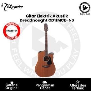 Takamine G Series Elektrik Akustik Dreadnought Gitar GD11MCE NS