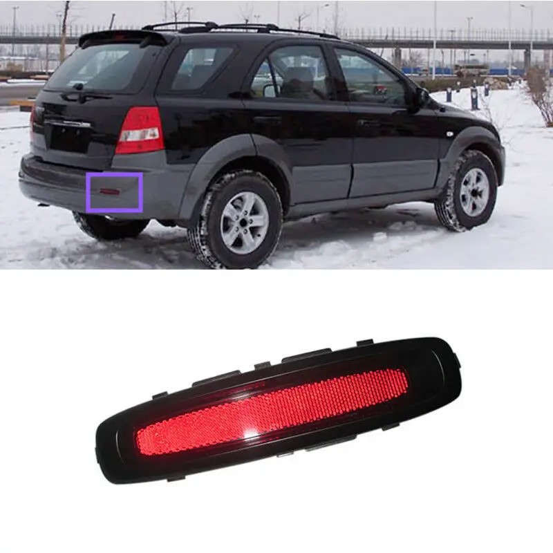 Genuine Rear Bumper foglight LH RH for kia Sorento 2004 2005 2006 2007 2008 Rear bumper reflector