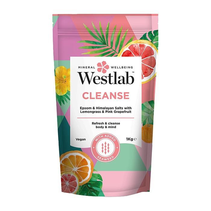 Westlab Pure Mineral Cleanse Bathing Epsom & Himalayan Salts 1kg