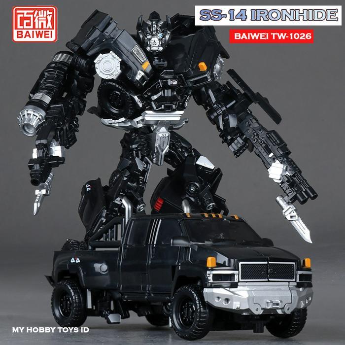 READY STOCK Action Figure Robot Ironhide Transform Truk Pick up Non Black Apple
