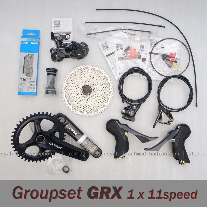 NEW.. Groupset SHIMANO GRX RX810 1 x 11speed Groupset GRX 1x11speed