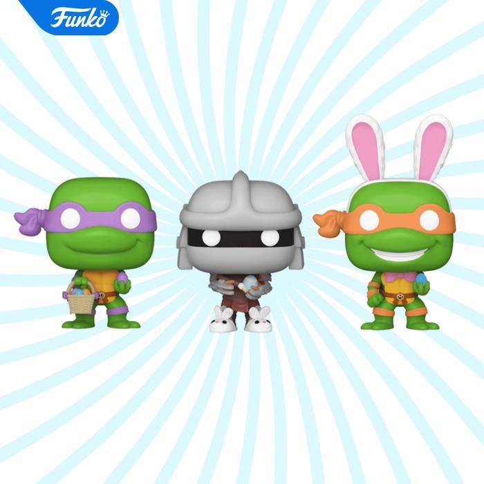 HOT SALE FUNKO CARROT POCKET POP TMNT - DONATELLO, SHREDDER & MICHELANGELO TERMURAH