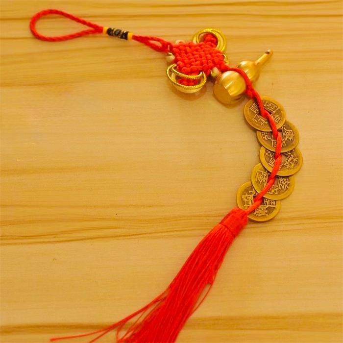 Sepasang Wu di qian gantungan Fengshui 5 kaisar