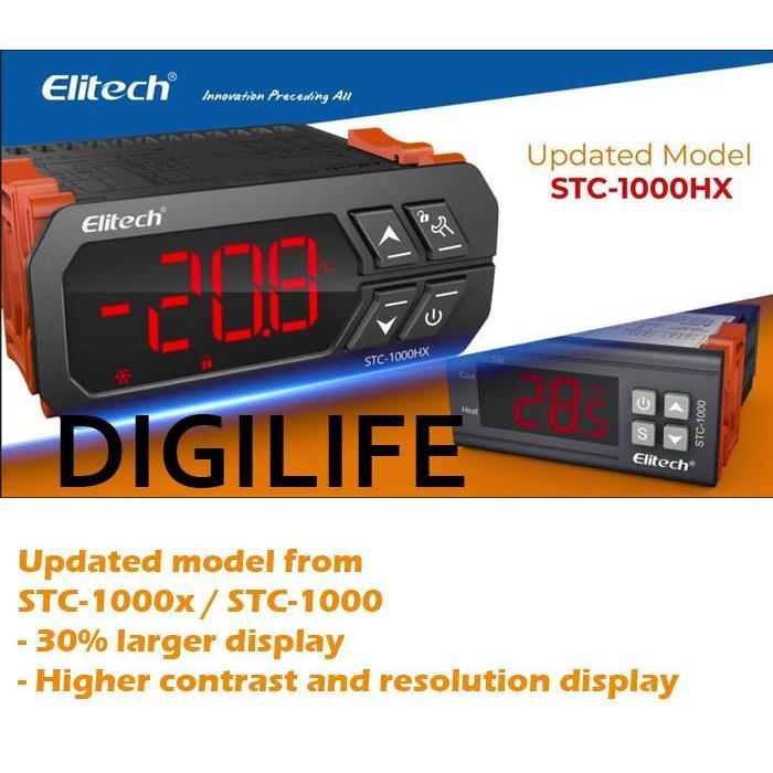 Thermostat Elitech STC-1000 Orignal Termostat STC1000 Digital STC 1000