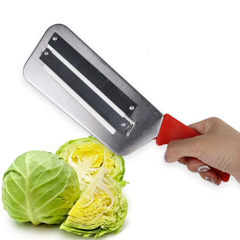 Cabbage Slicer Onion Slicer Knife Double Slice Blade Vegetable Slicer Chopper Shredder Kitchen Knife