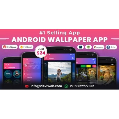 Android Wallpapers App - Source Code Aplikasi Mobile