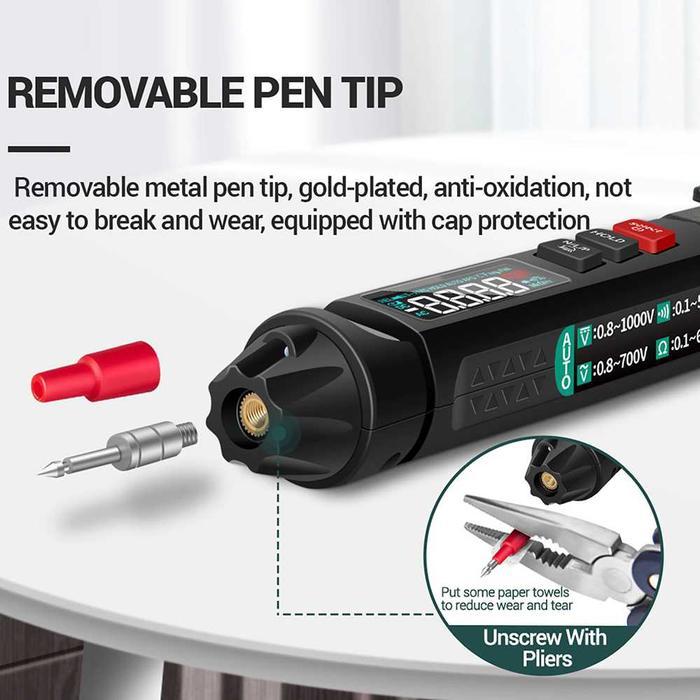 ANENG Tester Pen Detector Test Pen Listrik Tester Pen Deteksi Kabel Putus Multi Tester Pen Tespen
