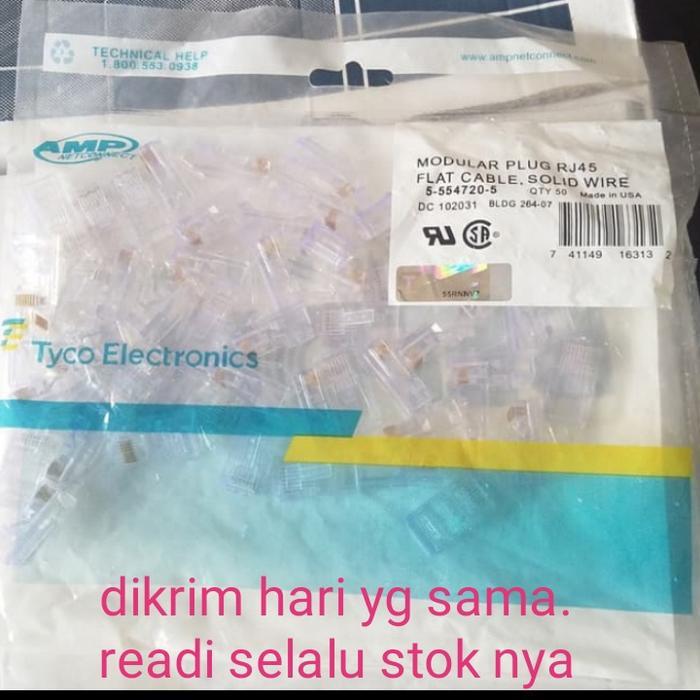 konektor rj45 amp / connector rj45 amp