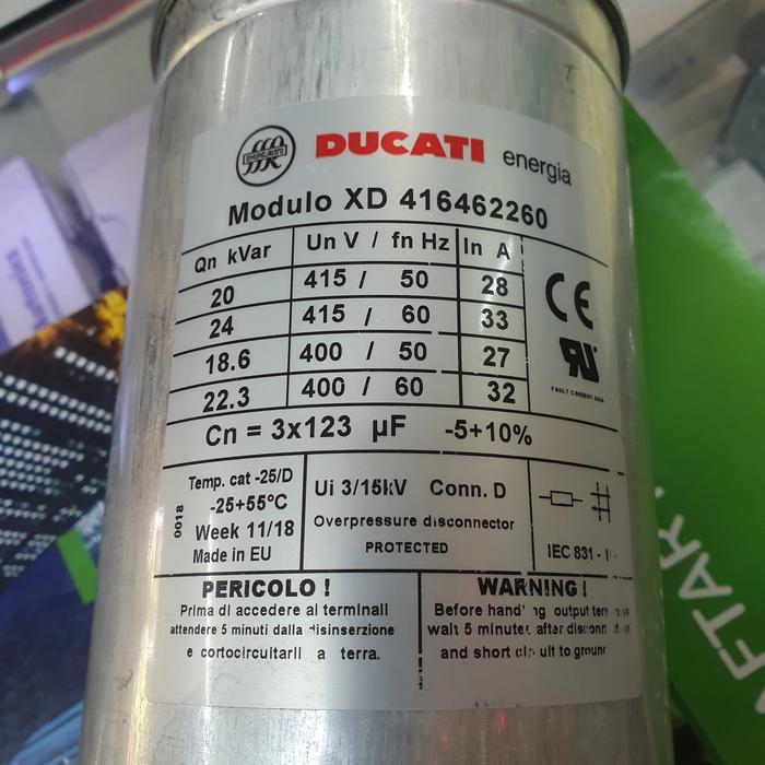 KAPASITOR DUCATI 20 KVAR