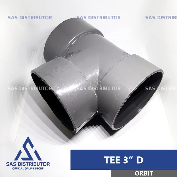 PROMO TEE 3" INCH D ORBIT TEE 3" PVC LETER T 3" INCH TEE PARALON 3" D / T 3 IN / TEE PIPA 3" PVC