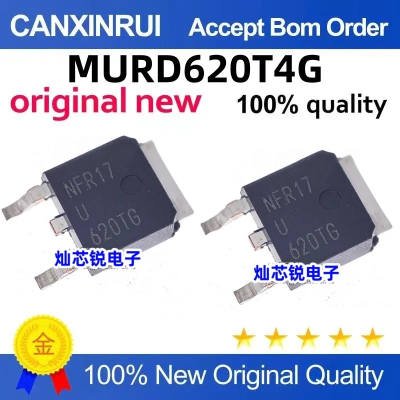 (5-100 pieces) Brand new original MURD620T4G U620TG TO-252 ultra fast recovery diode spot chip IC
