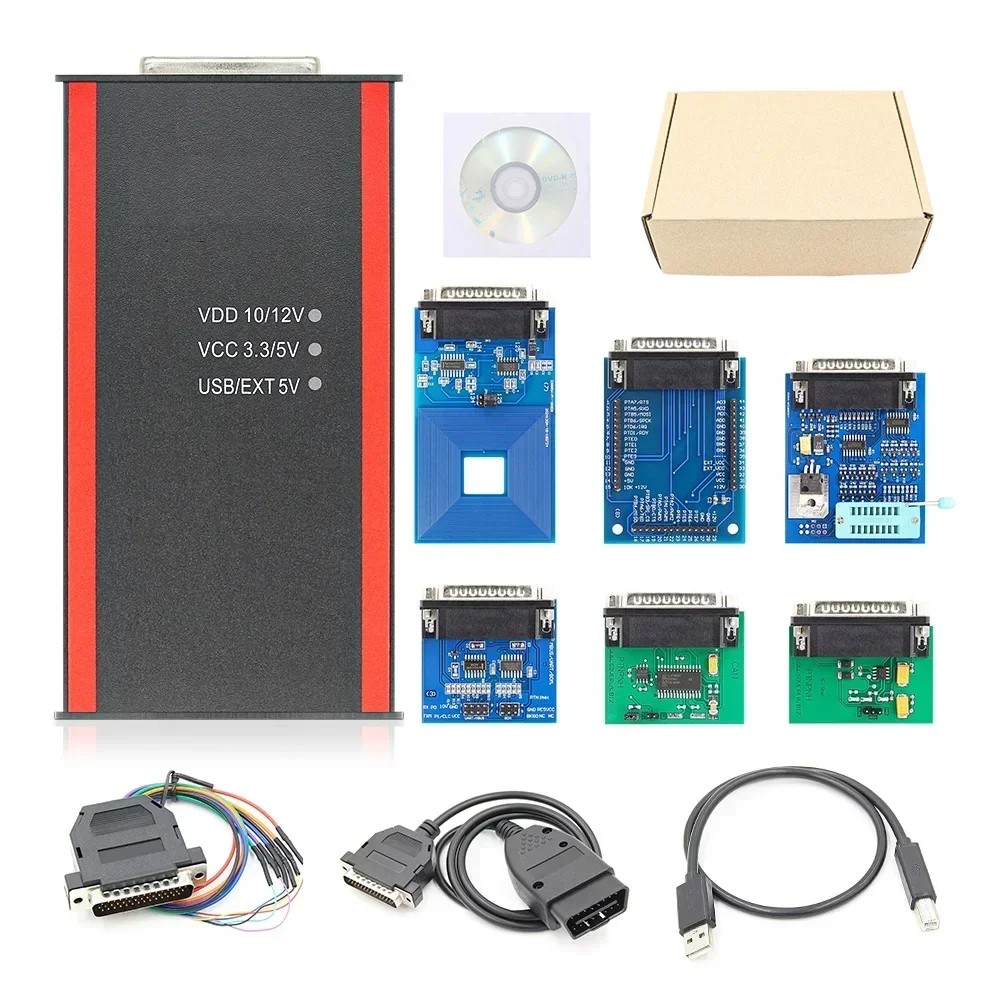 V89 IPROG Pro Full ECU Programmer Eeprom IMMO Car Radio Airbag Reset Dashboard Iprog Programmer Auto