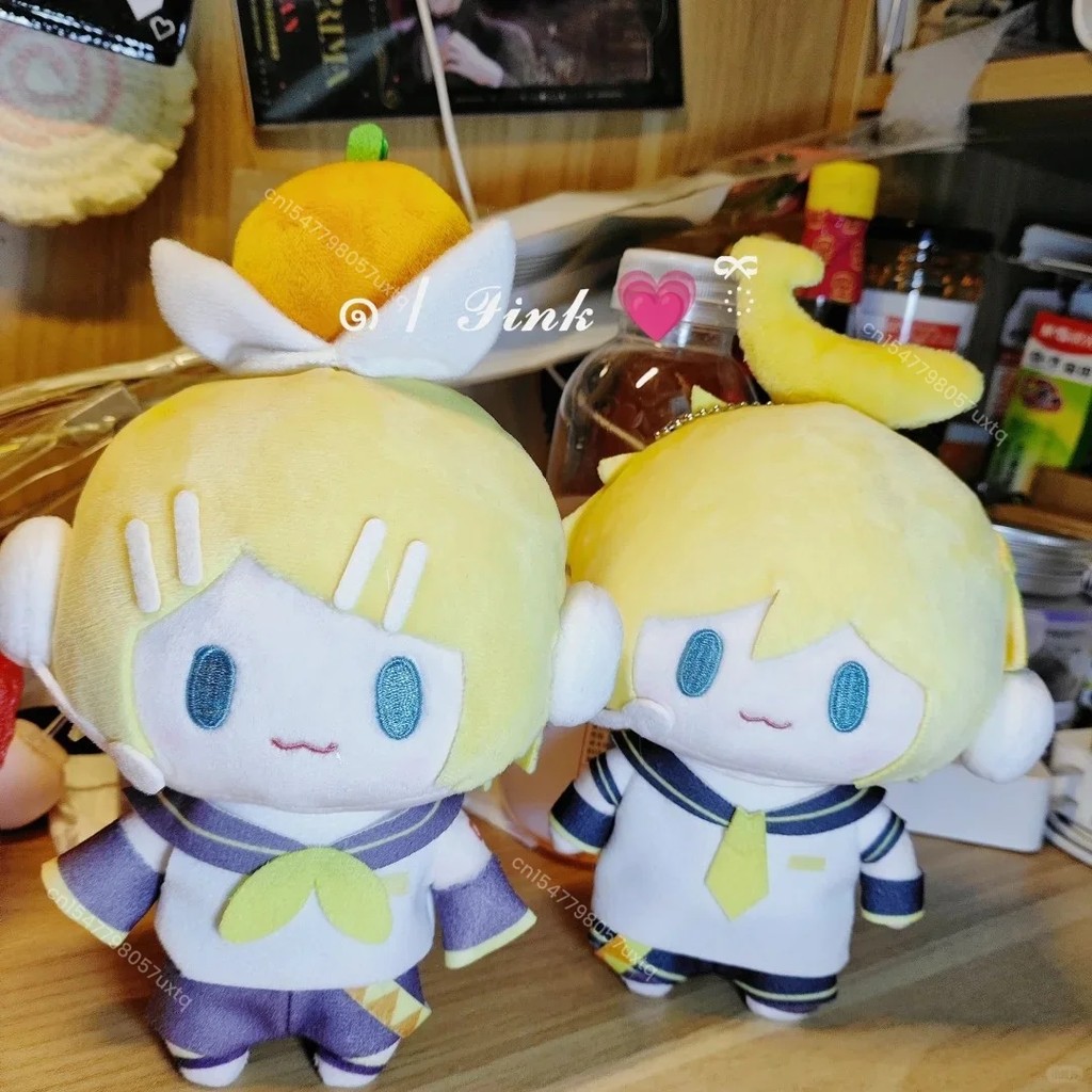 Cute Vocaloid Plush Doll Kagamine Rin Len Hatsune Miku Stuffed Toy Soft Hugging Toy Kawaii Anime
