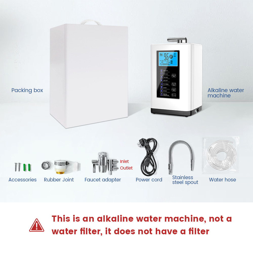Alkaline Water Machine Ionizers PH Water Device Alkaline Water Dispenser 5 Plate Platinum Coating