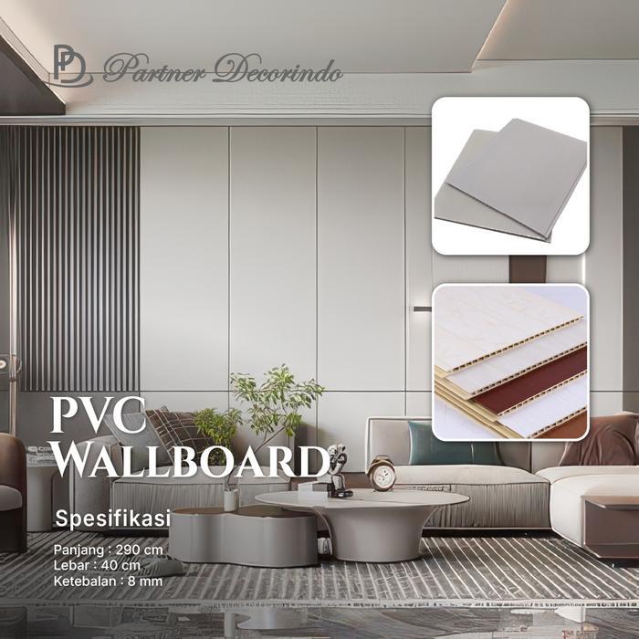Wallboard Panel PVC /Wallboard WPC/ Wallboard Marmer Hiasan Dinding Wall Board Kayu